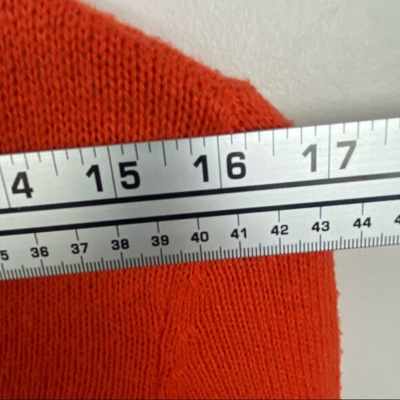 Anthropologie Moth Cashmere V-Neck Ribbon Tie Back Pullover Sweater Size XS Knit - Picture 12 of 15